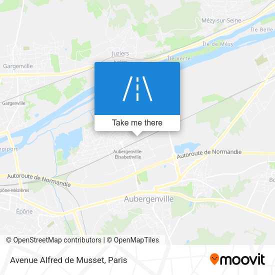 Avenue Alfred de Musset map