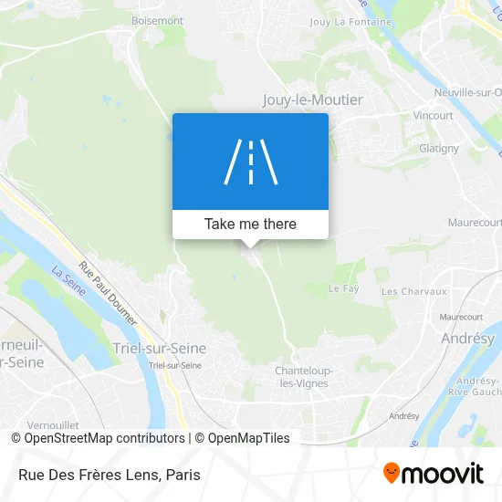 Rue Des Frères Lens map