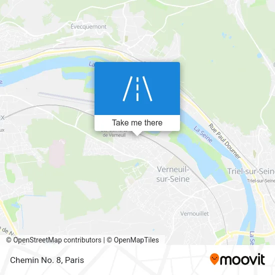 Mapa Chemin No. 8