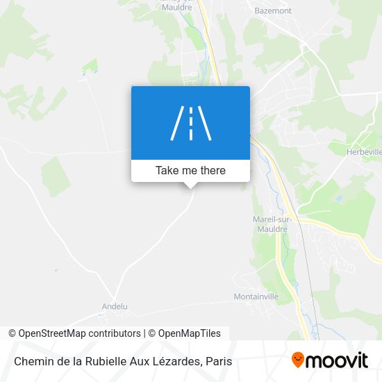 Chemin de la Rubielle Aux Lézardes map