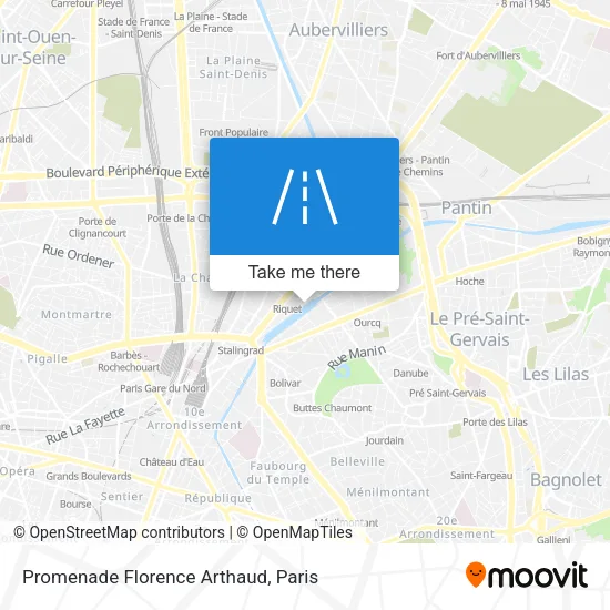 Promenade Florence Arthaud map