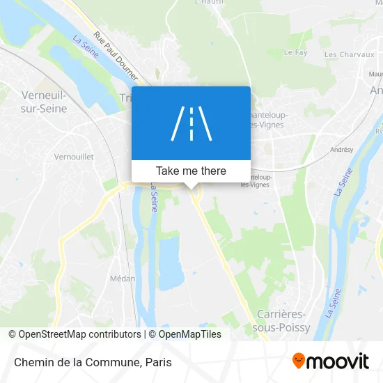 Chemin de la Commune map