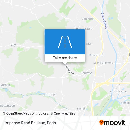 Impasse René Bailleux map