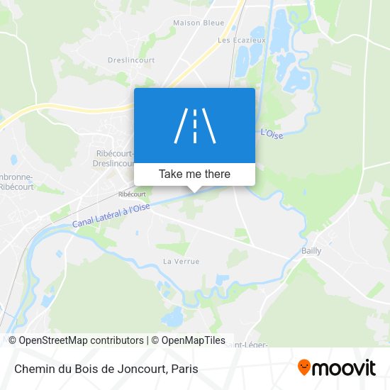 Chemin du Bois de Joncourt map