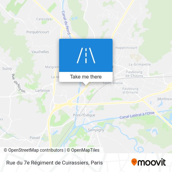 Rue du 7e Régiment de Cuirassiers map