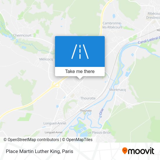 Place Martin Luther King map