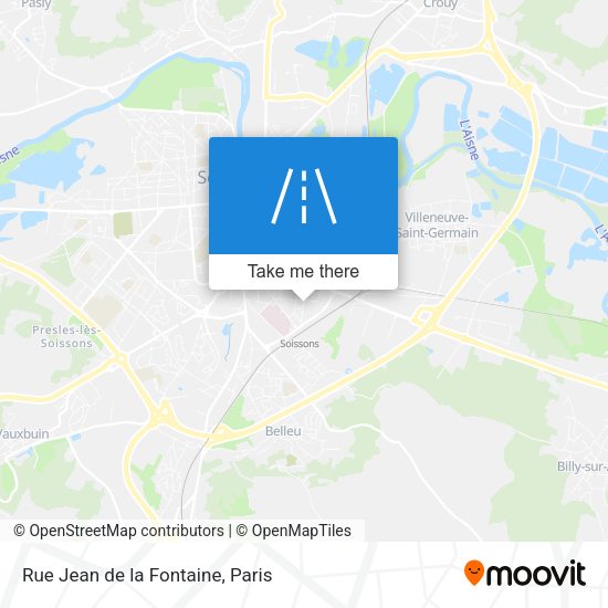 Rue Jean de la Fontaine map