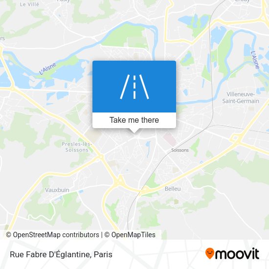 Rue Fabre D'Églantine map