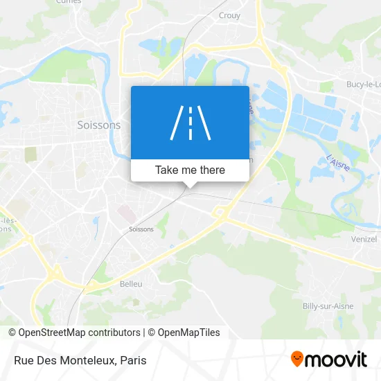 Rue Des Monteleux map