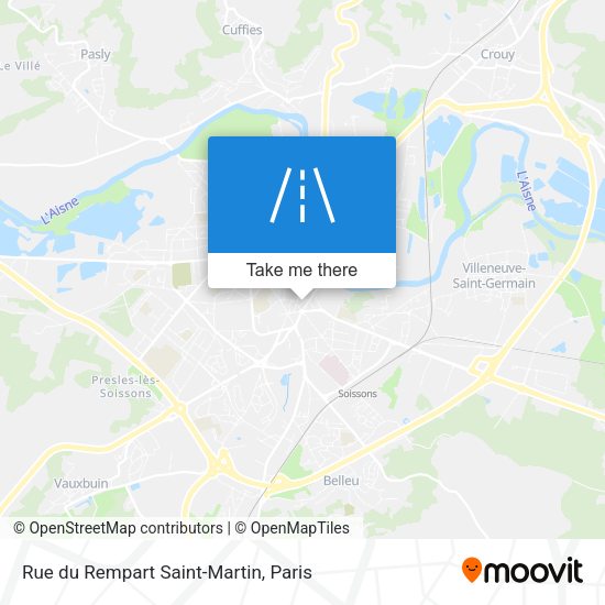 Rue du Rempart Saint-Martin map