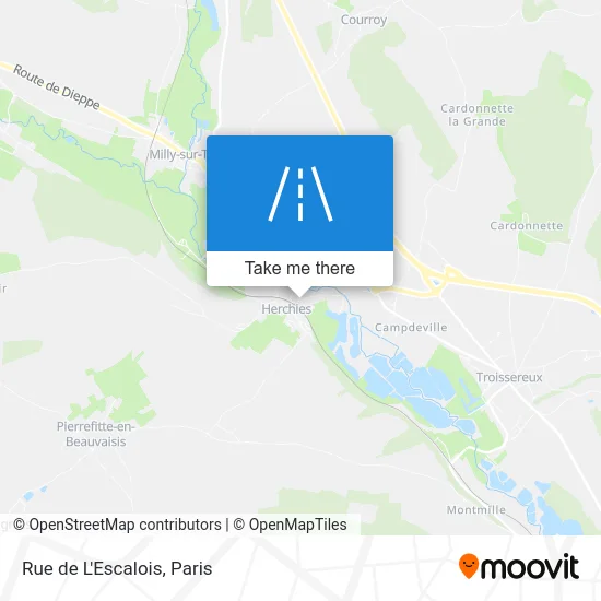 Rue de L'Escalois map