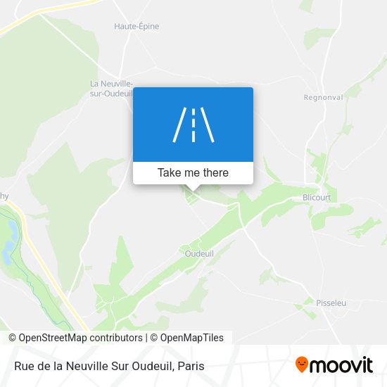 Rue de la Neuville Sur Oudeuil map