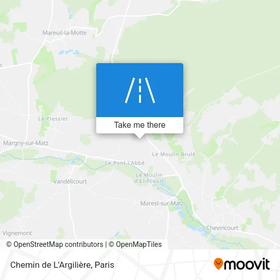 Chemin de L'Argilière map