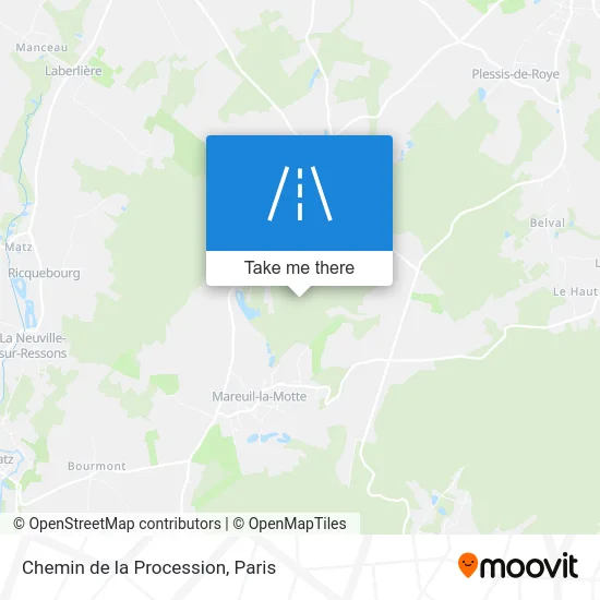 Chemin de la Procession map