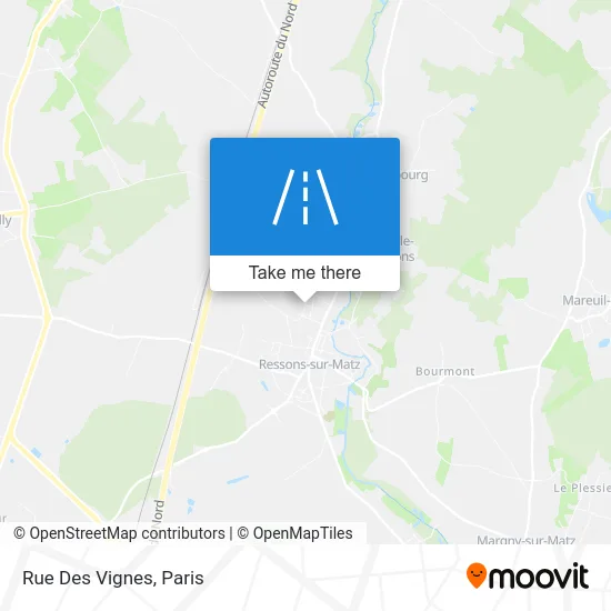 Rue Des Vignes map