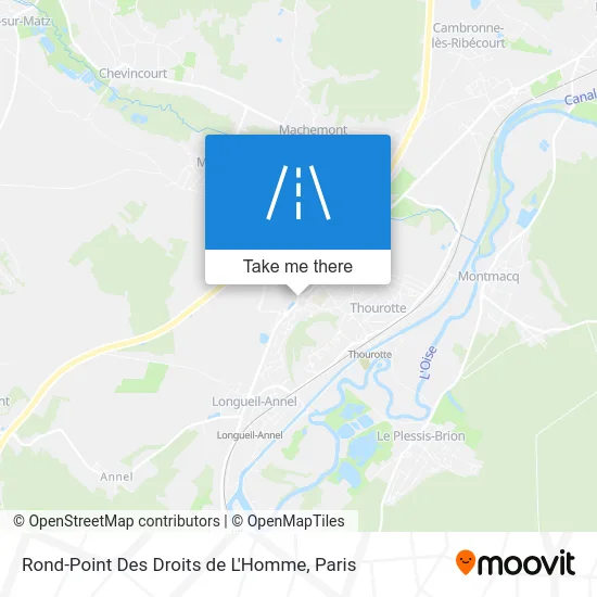 Rond-Point Des Droits de L'Homme map