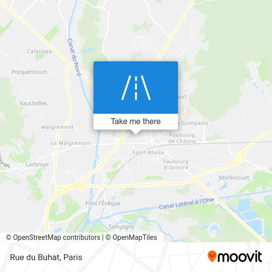 Rue du Buhat map