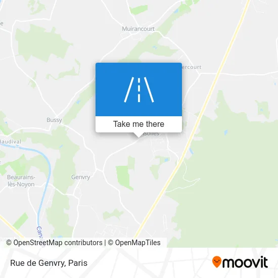 Rue de Genvry map