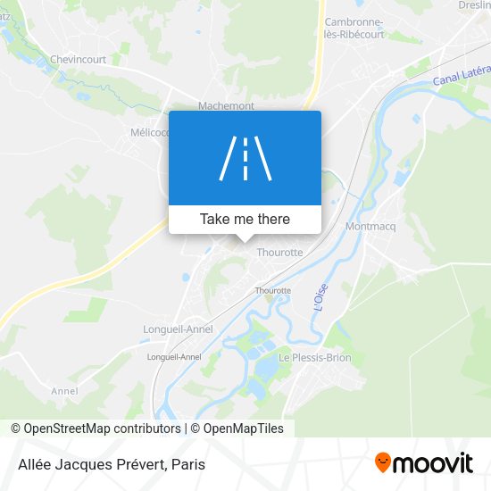 Allée Jacques Prévert map