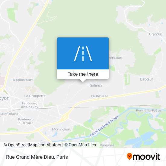 Rue Grand Mère Dieu map