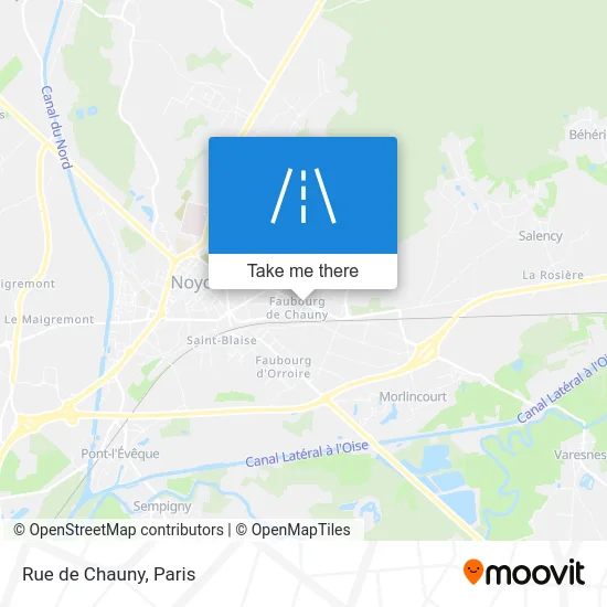 Rue de Chauny map