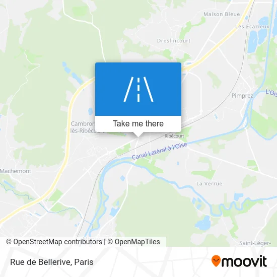 Rue de Bellerive map