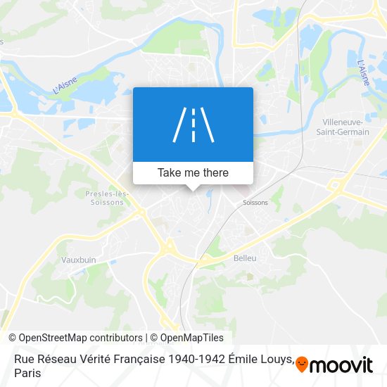 Rue Réseau Vérité Française 1940-1942 Émile Louys map
