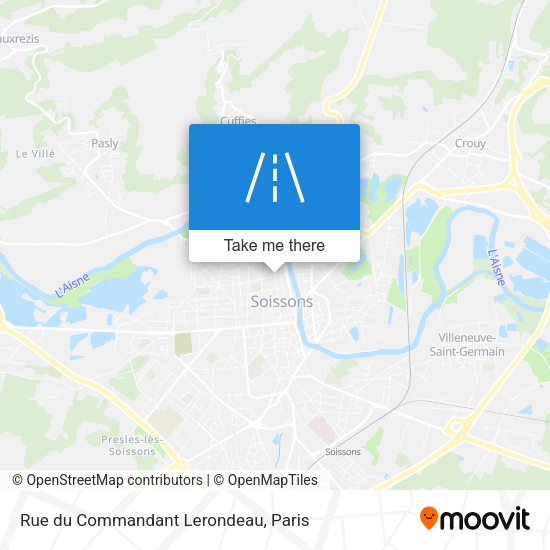 Rue du Commandant Lerondeau map