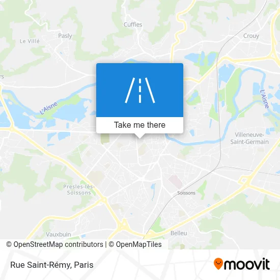 Rue Saint-Rémy map