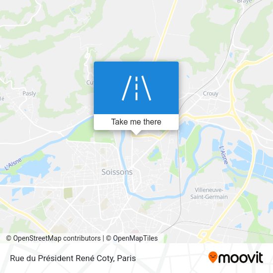 Rue du Président René Coty map