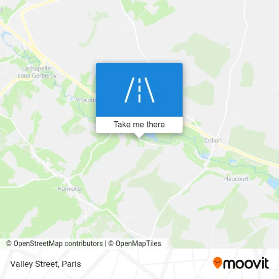 Rue de la Vallée map