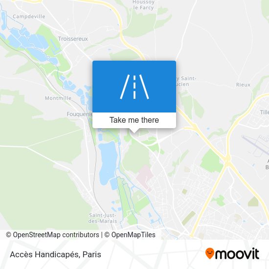 Accès Handicapés map
