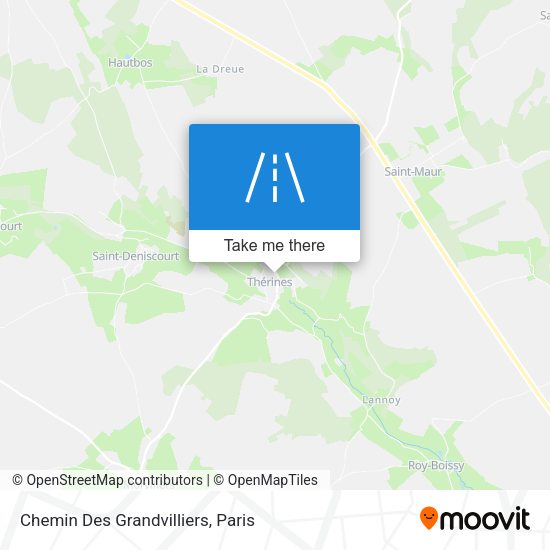 Chemin Des Grandvilliers map