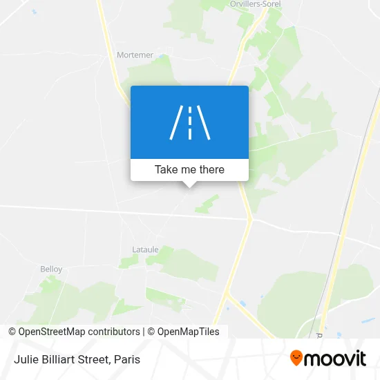 Rue Julie Billiart map