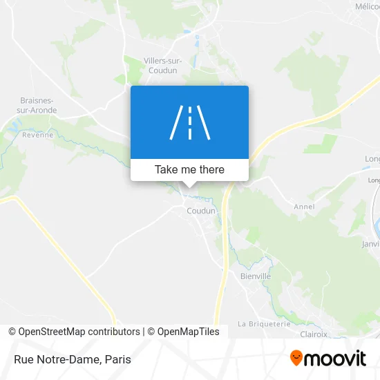 Rue Notre-Dame map