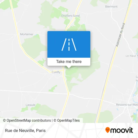 Rue de Neuville map