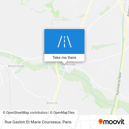 Rue Gaston Et Marie Courseaux map