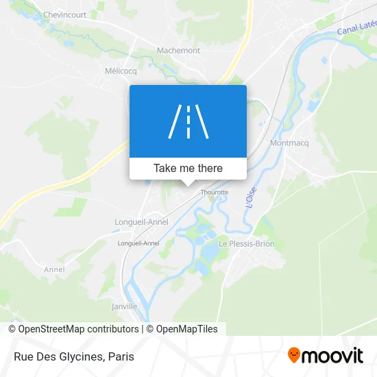 Rue Des Glycines map