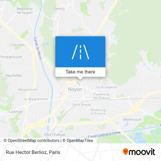 Rue Hector Berlioz map