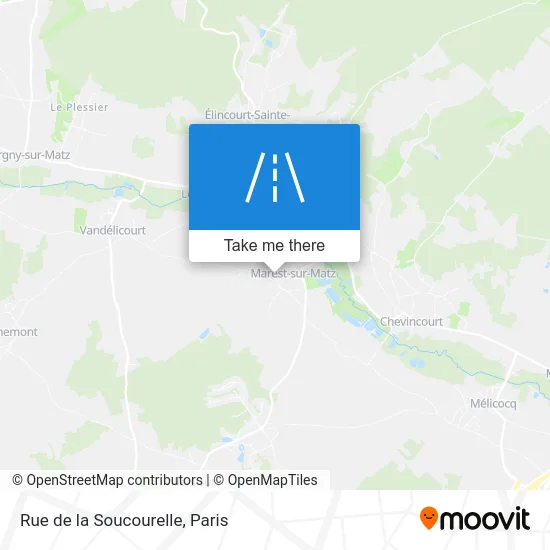 Rue de la Soucourelle map
