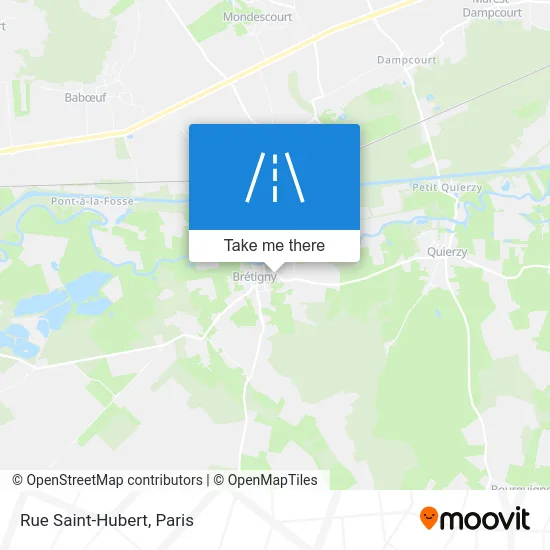 Rue Saint-Hubert map