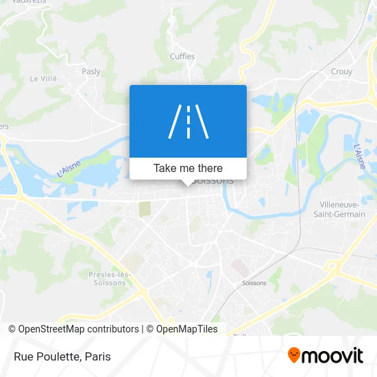 Rue Poulette map