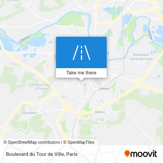 Boulevard du Tour de Ville map