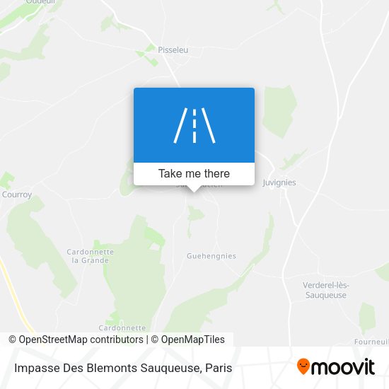 Impasse Des Blemonts Sauqueuse map