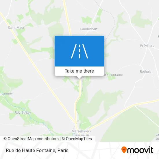 Rue de Haute Fontaine map