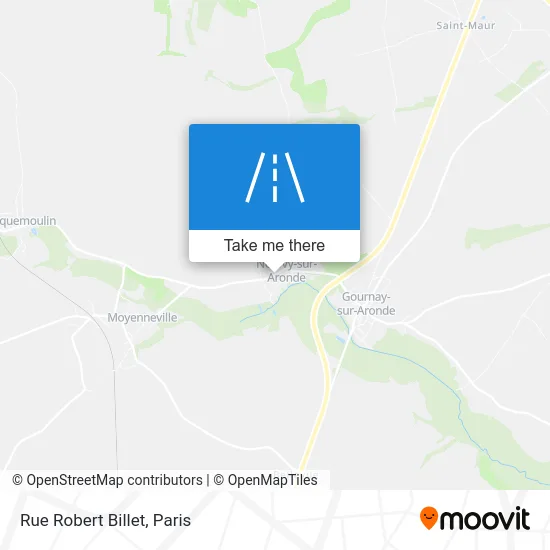 Rue Robert Billet map