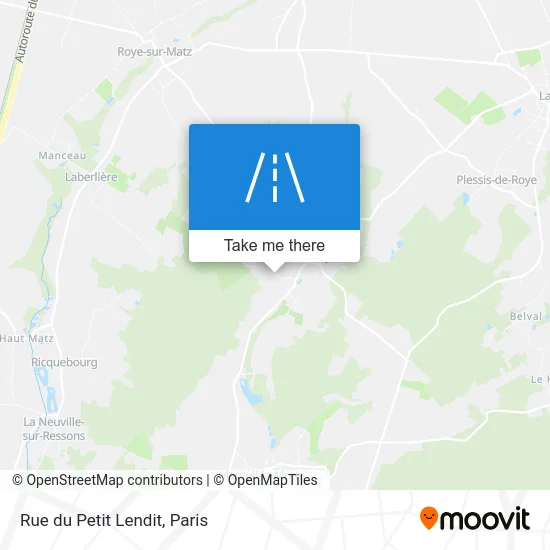 Rue du Petit Lendit map