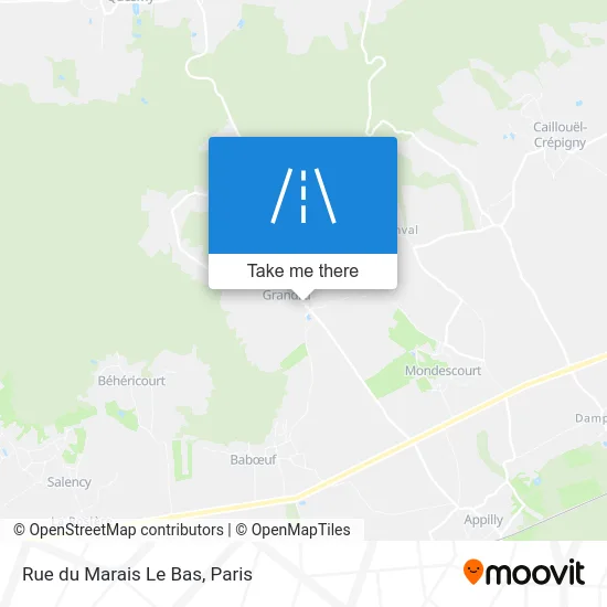 Rue du Marais Le Bas map