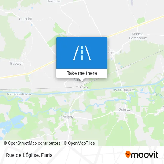 Rue de L'Église map