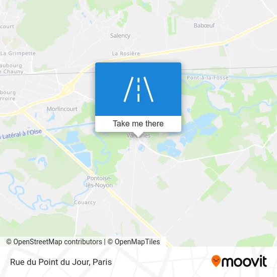 Rue du Point du Jour map